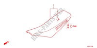 ASSENTO SIMPLES(2) para Honda CRF 100 2012
