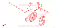 PAINEL TRAVAO TRASEIRO para Honda CRF 100 2013