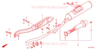 SILENCIADOR ESCAPE(2) para Honda CRF 100 2013