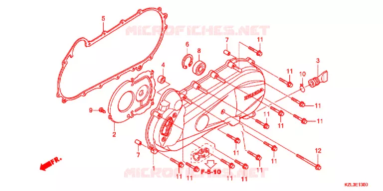 TAMPA LATERAL ESQUERDA Honda SCOOTER 110 VISION 2015  NSC110E