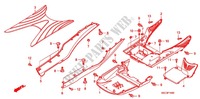 DEGRAU PISO para Honda SCR 110 2012