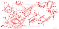 DEGRAU PISO/TAMPA INFERIOR para Honda SH 150 ABS SPECIAL 3ED 2013