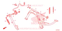 DESCANCO CENTRAL/PEDAL TRAVAOES para Honda SH 150 ABS SPECIAL 3ED 2013