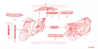 MARCA para Honda SH 150 ABS SPECIAL 3ED 2013