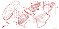BANCO/CAIXA BAGAGEM para Honda SH 150 ABS D SPECIAL 2F 2013