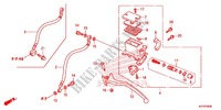 BOMBA PRINCIPAL TRASEIRA CILINDRO para Honda SH 150 ABS D SPECIAL 3F 2013