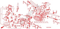 PUNHO GUIADOR/PONTE SUPERIOR (2) para Honda ST 1300 ABS POLICE 2007