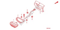 LUZ TRASEIRA(2) para Honda TRX 250 FOURTRAX RECON Electric Shift 2012