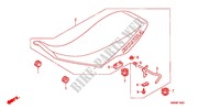 ASSENTO SIMPLES(2) para Honda TRX SPORTRAX 250 X 2013