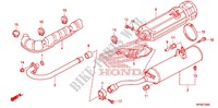 SILENCIADOR ESCAPE(2) para Honda FOURTRAX 420 RANCHER 4X4 Electric Shift CAMO 2011