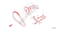 CORRENTE ARVORE CAMES/TENSOR para Honda FOURTRAX 420 RANCHER 4X4 Manual Shift RED 2011