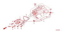 TAMPA BOMBA AGUA para Honda FOURTRAX 420 RANCHER 4X4 Manual Shift RED 2011