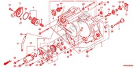 TAMPA CARTER FRENTE para Honda FOURTRAX 420 RANCHER 4X4 Manual Shift RED 2011
