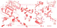 ARNES SECUNDARIO/BOBINA IGNICAO para Honda VFR 1200 DCT 2014