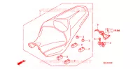 ASSENTO SIMPLES(2) para Honda VFR 1200 DCT 2014
