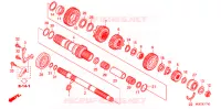CAIXA DE VELOCIDADES (ARBRE SECONDAIRE) para Honda VFR 1200 DCT 2014