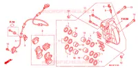 CALIBRE DO FREIO DIANTEIRO DIR.  para Honda VFR 1200 DCT 2014