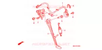 DESCANCO CENTRAL/PEDAL TRAVAOES para Honda VFR 1200 DCT 2014
