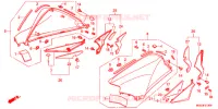 GUARDA LAMAS FRENTE/TAMPA DO TANQUE para Honda VFR 1200 DCT 2014