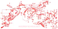 GUARDA LAMAS TRASEIRO para Honda VFR 1200 DCT 2014