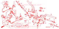 PUNHO GUIADOR/PONTE SUPERIOR (2) para Honda VFR 1200 DCT 2014