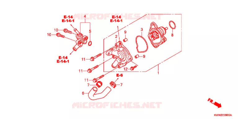 BOMBA AGUA Honda SCOOTER 125 PCX 2013  WW125EX2D