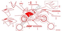 EMBLEMA/FAIXA (CBR1000S/SA) para Honda CBR 1000 RR SP ABS TRICOLORE 2014