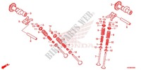 ARVORE CAMES/VALVULA para Honda CBR 250 R ABS RED 2015