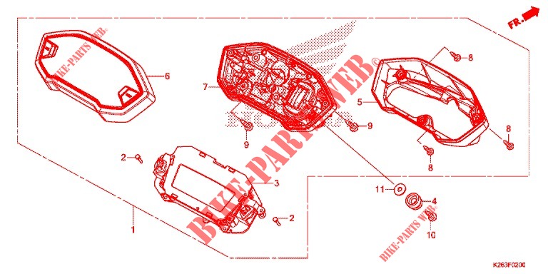 INSTRUMENTOS COMBINADOS para Honda MSX 125 2014