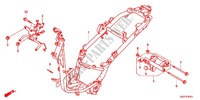 CORPO QUADRO (NSC502WH/T2) para Honda VISION 50 R HRC TRICOLOR 2014