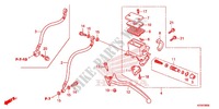 BOMBA PRINCIPAL TRASEIRA CILINDRO para Honda SH 125 ABS D SPECIAL 2E 2014