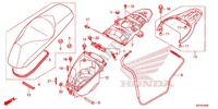 BANCO/CAIXA BAGAGEM para Honda SH 125 ABS D TOP CASE 2014