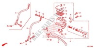 BOMBA PRINCIPAL TRASEIRA CILINDRO para Honda SH 150 ABS SPORTY 2014