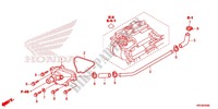 TAMPA BOMBA AGUA para Honda FOURTRAX 420 RANCHER 4X4 DCT PS RED 2014