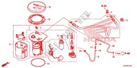 DEPOSITO COMBUSTIVEL/BOMBA COMBUSTIVEL para Honda FOURTRAX 420 RANCHER 4X4 DCT PS RED 2014