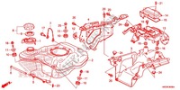 DEPOSITO COMBUSTIVEL para Honda FOURTRAX 420 RANCHER 4X4 DCT PS RED 2014