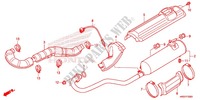 SILENCIADOR ESCAPE(2) para Honda FOURTRAX 420 RANCHER 4X4 DCT PS RED 2015