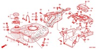DEPOSITO COMBUSTIVEL para Honda FOURTRAX 420 RANCHER 4X4 Manual Shift 2015