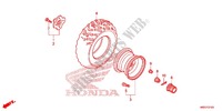RODA TRASEIRA para Honda FOURTRAX 420 RANCHER 4X4 Manual Shift 2015