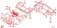 BANCO/COQUILHA para Honda FOURTRAX 500 FOREMAN 4X4 Electric Shift 2014