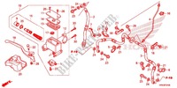 PRINCIPAL DO FREIO DIANTEIRO CILINDRO para Honda FOURTRAX 500 FOREMAN 4X4 Electric Shift, Power Steering Red 2014