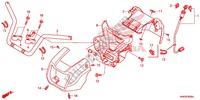PUNHO GUIADOR para Honda FOURTRAX 500 FOREMAN 4X4 Electric Shift, Power Steering Red 2014