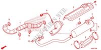 SILENCIADOR ESCAPE(2) para Honda FOURTRAX 500 FOREMAN 4X4 Electric Shift, Power Steering Red 2014