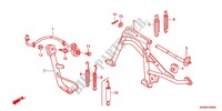 DESCANCO CENTRAL/PEDAL TRAVAOES para Honda PCX 125 2011