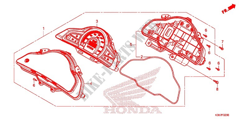 INSTRUMENTOS COMBINADOS para Honda PCX 125 SPECIAL EDITION 2015