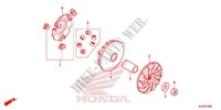 SUPERFICIE PRIMARIA/ EIXO PEDAL ARRANQUE para Honda PCX 125 2016