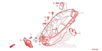 COBERTURA CARROCARIA/CAIXA BAGAGEM/ PORTA BAGAGENS para Honda PCX 150 2012