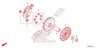 SUPERFICIE PRIMARIA/ EIXO PEDAL ARRANQUE para Honda PCX 150 2015
