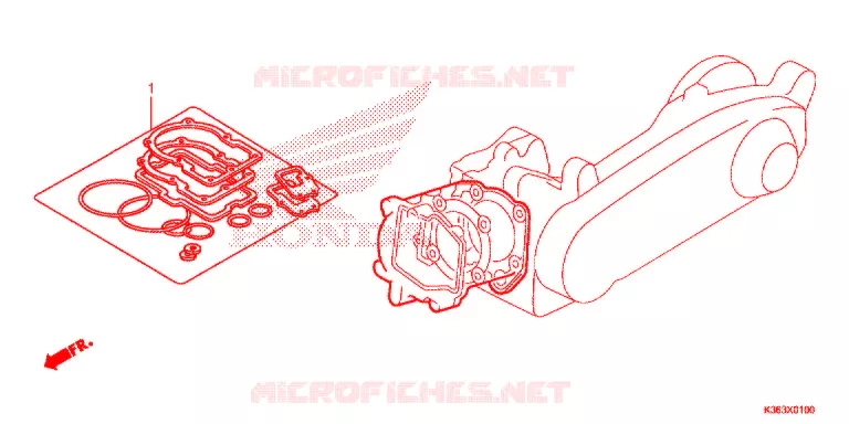 KIT A JUNTAS Honda SCOOTER 150 PCX 2015  WW150F