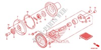 CARTER/BOMBA OLEO para Honda XR 125, Kick starter only -2DK- 2012